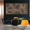 Ver imagem 2 de Quadro Decorativo Folhas 6mm Vazado - Mdf:Mdf