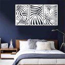 Ver imagem 2 de Quadro Decorativo Folhas 6mm Vazado - Mdf:Branco