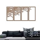 Ver imagem 1 de Quadro Decorativo Galhos Secos 6mm Vazado - Mdf:Mdf
