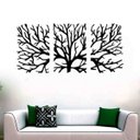 Ver imagem 2 de Quadro Decorativo Galhos 3mm Vazado - Mdf:Preto