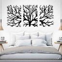 Ver imagem 3 de Quadro Decorativo Galhos 3mm Vazado - Mdf:Preto