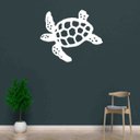 Ver imagem 1 de Quadro Decorativo Adorno Tartaruga III 3mm Vazado - Mdf:Branco