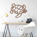 Ver imagem 1 de Quadro Decorativo Adorno Tartaruga II 3mm Vazado - Mdf:Mdf