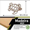 Ver imagem 2 de Quadro Decorativo Adorno Tartaruga II 3mm Vazado - Mdf:Mdf