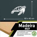 Ver imagem 2 de Quadro Decorativo Adorno Tartaruga 3mm Vazado - Mdf:Branco