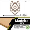 Ver imagem 2 de Quadro Decorativo Adorno Lobo 3mm Vazado - Mdf:Mdf
