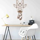 Ver imagem 1 de Quadro Decorativo Adorno Girafa 3mm Vazado - Mdf:Mdf