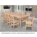 Ver imagem 2 de Mesa de Jantar Madeira Maciça Rústica Retangular 220x100cm Francisca - Natural