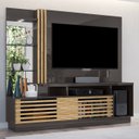 Ver imagem 1 de Estante Home Para TV 60 Polegadas 6431 Titanio Carvalho Madetec