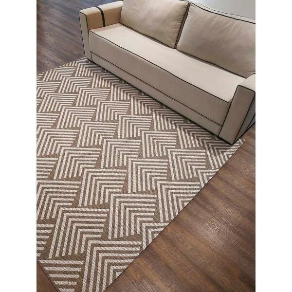 Tapete para Sala Sisal Vitale 08 Marrom 3,00x4,00M - Edantex - 4