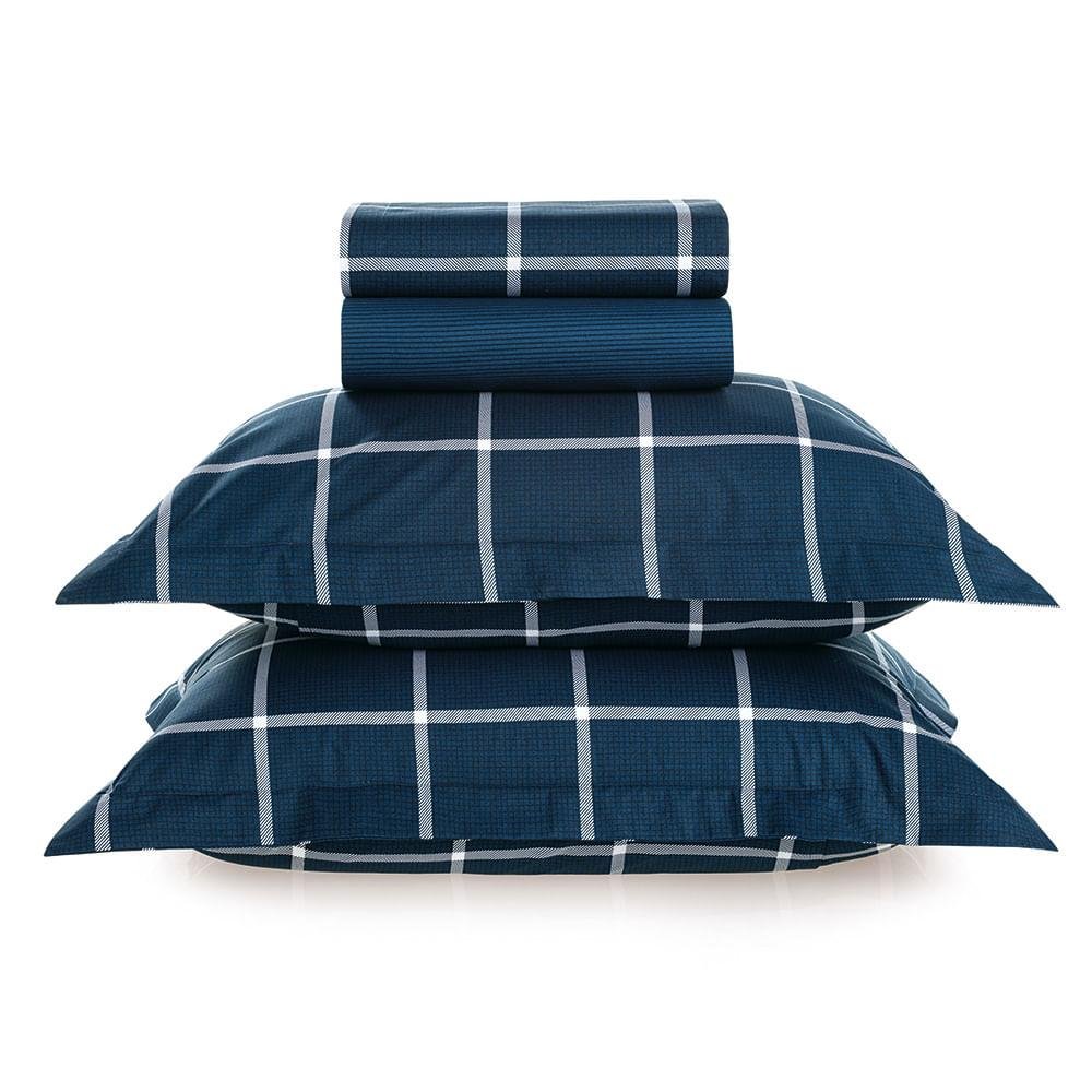 Jogo de Cama King Karsten 180 Fios Percal Castro