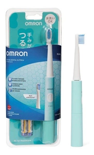 Escova de Dentes Elétrica Elite HT-B214-G - OMRON
