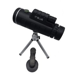 Luneta Telescópio Monóculo Tático 40 X 60 Com Tripé e suporte para acoplar no Celular - 3 Luneta Telescópio Monóculo Tático 40 X 60 Com Tripé e suporte para acoplar no Celular - 3