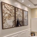 Ver imagem 1 de Quadro Decorativo Sala Arvores