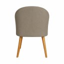 Ver imagem 6 de Banqueta Poltrona Lua Cappuccino para Recepção Atendimento Penteadeira