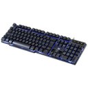 Ver imagem 6 de Teclado USB Gamer 107 Teclas + 12 Multimídia Com Backlight 3 Cores Sensação Tecla Mecânica - VX Gami
