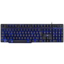 Ver imagem 4 de Teclado USB Gamer 107 Teclas + 12 Multimídia Com Backlight 3 Cores Sensação Tecla Mecânica - VX Gami