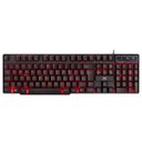 Ver imagem 2 de Teclado USB Gamer 107 Teclas + 12 Multimídia Com Backlight 3 Cores Sensação Tecla Mecânica - VX Gami