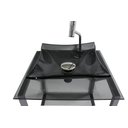 Ver imagem 4 de GABINETE DE VIDRO FUME 40CM AC COM CUBA QUADRADA