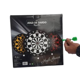 Jogo de Dardo Magnético Alvo de parede Grande 40 cm com numeração Hoyle - 3