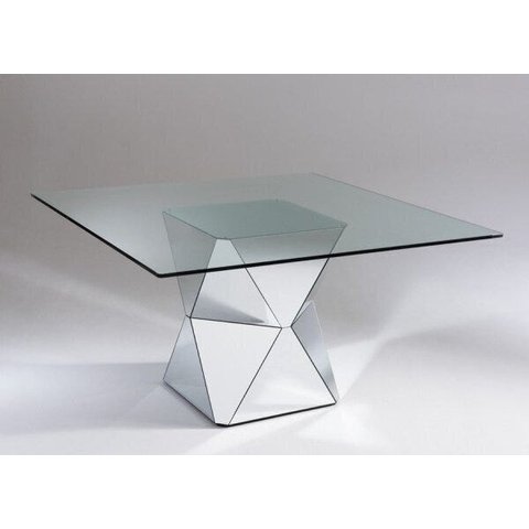 Mesa de Jantar Espelhada Diamond