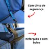 Assento Cadeirinha de Transporte Pet Carro Cachorro/gato com Cinto passeio/viagem - Azul - 6