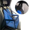 Assento Cadeirinha de Transporte Pet Carro Cachorro/gato com Cinto passeio/viagem - Azul - 1