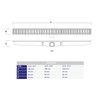 Ralo Sifonado Linear com Grelha Inox Cipla 1m X 5cm - 3