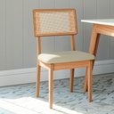 Ver imagem 7 de Conjunto Mesa de Jantar 6 Cadeiras Estofadas Encosto Tela 100% MDF Freijó/Césare Escuro - Dalla Cost