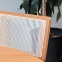Ver imagem 3 de Conjunto Mesa de Jantar 6 Cadeiras Estofadas Encosto Tela 100% MDF Freijó/Césare Escuro - Dalla Cost