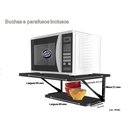 Ver imagem 5 de Kit com 02 prateleiras e suportes em aço KIT 2 Z:Preto