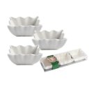 Ver imagem 1 de Kit 3 Ramekin Quadrados Tigela em Porcelana Pequena Ramequim:branco