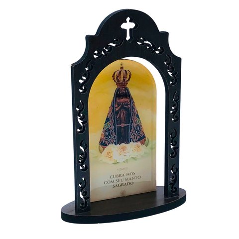 Capela Simples Nossa Senhora Aparecida 15 Cm