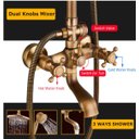 Ver imagem 5 de Chuveiro Vintage Bronze Antigo Monocomando Água Quente/fria