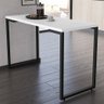 Mesa de Cozinha Multiuso Lanche Rápido Estilo Industrial 120x50cm BP Prattica F02 Branco - Mpozenato - 2