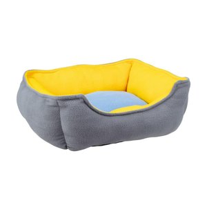 Cama Retangular G Azul e Amarela Mor