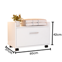 Ver imagem 5 de Armario Gabinete para Banheiro com Gaveta e Rodinhas