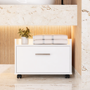 Ver imagem 1 de Armario Gabinete para Banheiro com Gaveta e Rodinhas