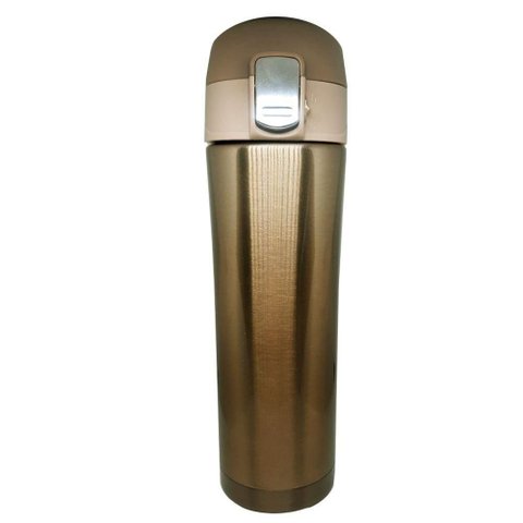 Garrafa Termica 500ml Aço Inox Inquebravel Vacuum Dourado