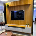 Ver imagem 4 de Rack Flip com Painel Supremo 4 Portas para Tv até 85 Polegadas Patrimar Cor Off White Cinamomo