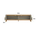 Ver imagem 2 de Rack Flip com Painel Supremo 4 Portas para Tv até 85 Polegadas Patrimar Cor Off White Cinamomo