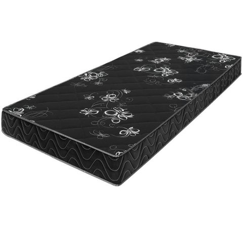 Colchão Solteiro Andes Bordado Preto Espuma D20 88x188x14cm