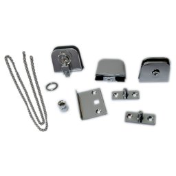Kit bascula acessórios completo para vidro temperado Blindex - 1