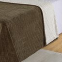 Ver imagem 6 de Cobertor Avulso Casal com efeito Pele de Carneiro - Chamber Sherpa Castanho - Tekstil