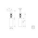 Ver imagem 4 de Dosador de Sabao Inox Black 500ml - Tramontina