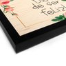 Quadro Decorativo em Madeira Hoje é Dia de Ser Feliz - 30x30cm (Moldura caixa em laca preta) - Arte  - 2