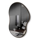 Ver imagem 2 de Espelho Orgânico Cloud 60x40cm Moldura Couro Moderno Premium - Moldura Preto