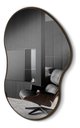 Ver imagem 2 de Espelho Orgânico Cloud 60x40cm Moldura Couro Moderno Premium - Moldura Preto
