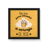 Quadro Decorativo em Madeira Não Deixe Para Amanhã a Cerveja De Hoje - 30x30cm (Moldura caixa em lac - 1