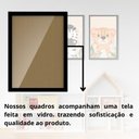 Ver imagem 6 de Kit 3 Quadros Safari Aquarela Infantil Quarto Vidro 20x30cm Arte na Arte Safari Aquarela com Vidro M